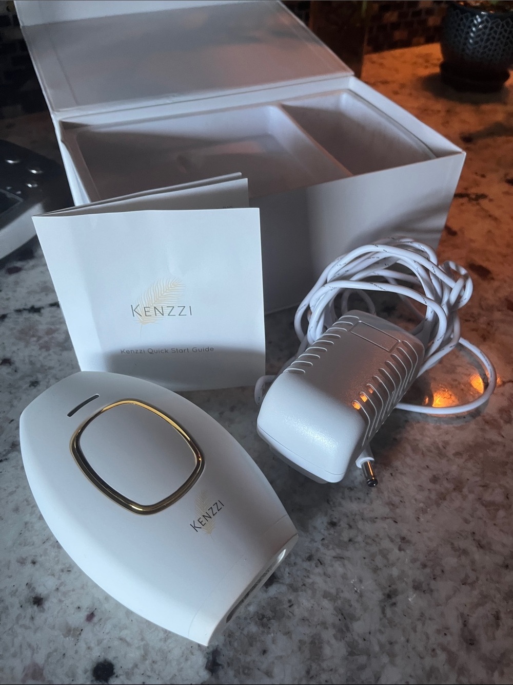 Kenzzi White Home IPL Hair Removal Device